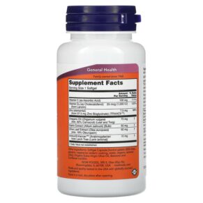 Thực phẩm bổ sung NOW Foods AlliBiotic CDZ Seasonal Immune Support 60 Softgels 733739018182