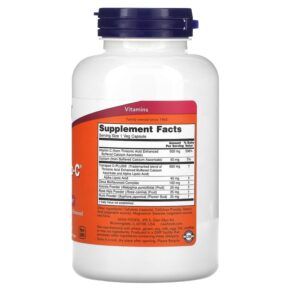 Thực phẩm bổ sung NOW Foods AlphaSorb-C 500 180 Veg Capsules 733739007179