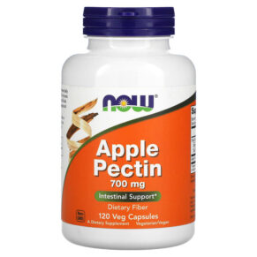 Thực phẩm chức năng NOW Foods Apple Pectin 700 mg 120 Veg Capsules 733739064257