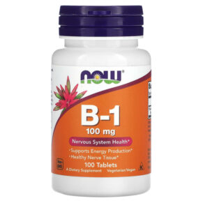 Thực phẩm chức năng NOW Foods B-1 100 mg 100 Tablets 733739004468