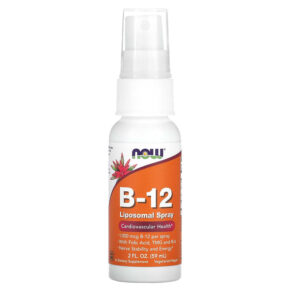Thực phẩm chức năng NOW Foods B-12 Liposomal Spray 1.000 mcg 2 fl oz (59 ml) 733739039101