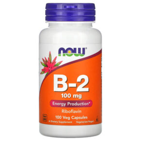 Thực phẩm chức năng NOW Foods B-2 100 mg 100 Veg Capsules 733739004475