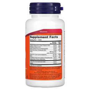 Thực phẩm bổ sung NOW Foods B-50 100 Tablets 733739004260