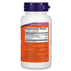 Thực phẩm bổ sung NOW Foods Beta-Glucans with ImmunEnhancer Extra Strength 250 mg 60 Veg Capsules 733739030337