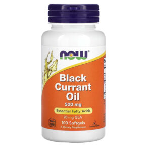 Thực phẩm chức năng NOW Foods Black Currant Oil 500 mg 100 Softgels 733739017154