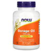 Thực phẩm chức năng NOW Foods Borage Oil Concentration GLA  1.000 mg 120 Softgels 733739017222