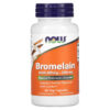 Thực phẩm chức năng NOW Foods Bromelain 500 mg 60 Veg Capsules 733739029430