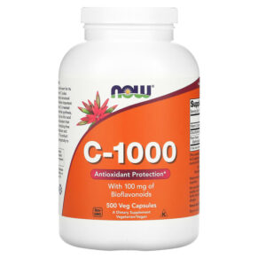 Thực phẩm chức năng NOW Foods C-1000 500 Veg Capsules 733739006936