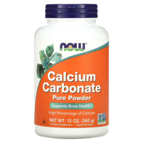 Thực phẩm chức năng NOW Foods Calcium Carbonate Pure Powder 12 oz (340 g) 733739012456