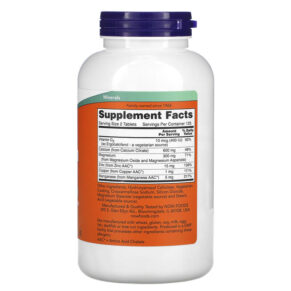 Thực phẩm bổ sung NOW Foods Calcium Citrate 250 Tablets 733739012326