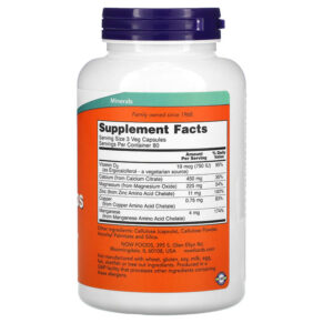 NOW Foods Calcium Citrate Caps 240 Veg Capsules 3 Thực phẩm bổ sung NOW Foods Calcium Citrate Caps 240 Veg Capsules 733739012371