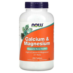 Thực phẩm chức năng NOW Foods Calcium & Magnesium 250 Tablets 733739012722