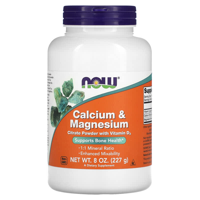 NOW Foods Calcium & Magnesium 8 oz (227 g) 8 Thực phẩm chức năng NOW Foods Calcium & Magnesium 8 oz (227 g) 733739012432