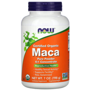 Thực phẩm chức năng NOW Foods Certified Organic Maca Pure Powder 7 oz (198 g) 733739050359