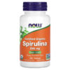 NOW Foods Certified Organic Spirulina 500 mg 100 Tablets 4 Thực phẩm chức năng NOW Foods Certified Organic Spirulina 500 mg 100 Tablets 733739026965