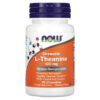 Thực phẩm chức năng NOW Foods Chewable L-Theanine 100 mg 90 Chewables 733739001443