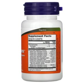 Thực phẩm bổ sung NOW Foods ChewyZymes Natural Berry Flavor 90 Chewables 733739029577