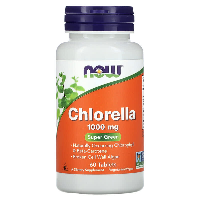 NOW Foods Chlorella 1.000 mg 60 Tablets 8 Thực phẩm chức năng NOW Foods Chlorella 1.000 mg 60 Tablets 733739026309
