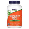 Thực phẩm chức năng NOW Foods Cinnamon Bark 600 mg 240 Veg Capsules 733739046376
