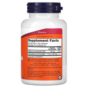 NOW Foods Citrus Bioflavonoids 100 Veg Capsules 3 Thực phẩm bổ sung NOW Foods Citrus Bioflavonoids 100 Veg Capsules 733739006103