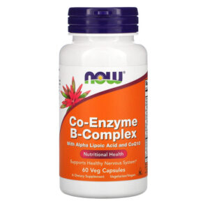 Thực phẩm chức năng NOW Foods Co-Enzyme B-Complex 60 Veg Capsules 733739004062
