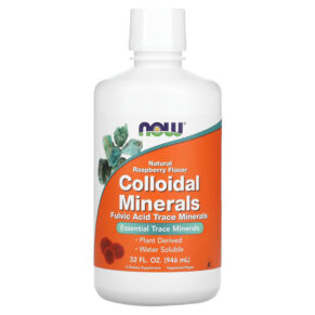 Thực phẩm chức năng NOW Foods Colloidal Minerals Natural Raspberry  32 fl oz (946 ml) 733739014061