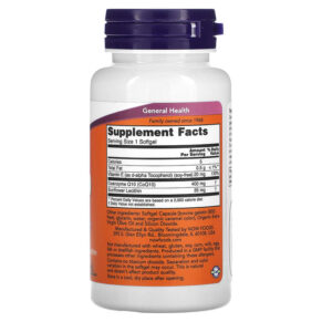 NOW Foods CoQ10 400 mg 30 Softgels 3 Thực phẩm bổ sung NOW Foods CoQ10 400 mg 30 Softgels 733739031990