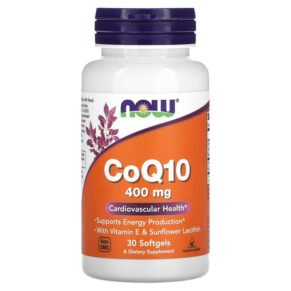 Thực phẩm chức năng NOW Foods CoQ10 400 mg 30 Softgels 733739031990