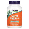 Thực phẩm chức năng NOW Foods Coral Calcium 1.000 mg 100 Veg Capsules 733739012739