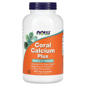 Thực phẩm chức năng NOW Foods Coral Calcium Plus 250 Veg Capsules 733739012814