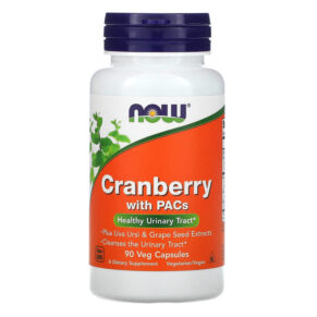Thực phẩm chức năng NOW Foods Cranberry with PACs 90 Veg Capsules 733739046321