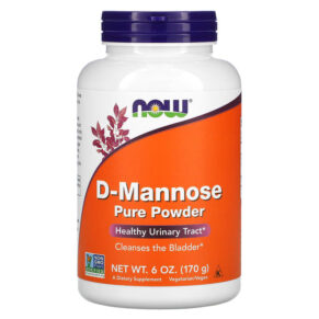 Thực phẩm chức năng NOW Foods D-Mannose Pure Powder 6 oz (170 g) 733739028099