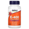 Thực phẩm chức năng NOW Foods E-400 with Mixed Tocopherols 268 mg (400 IU) 100 Softgels 733739008923