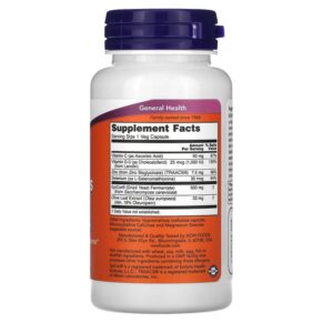 Thực phẩm bổ sung NOW Foods EpiCor Plus Immunity 60 Veg Capsules 733739030375