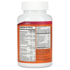 Thực phẩm bổ sung NOW Foods EVE Superior Women's Multi 180 Tablets 733739037978