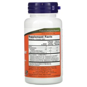 Thực phẩm bổ sung NOW Foods Extra Strength Berry Dophilus 50 Chewables 733739029232