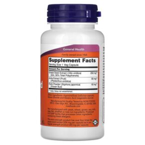 Thực phẩm bổ sung NOW Foods Extra Strength Grape Seed 250 mg 90 Veg Capsules 733739032744