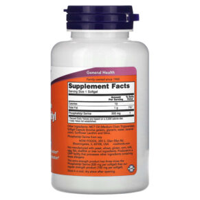 Thực phẩm bổ sung NOW Foods Extra Strength Phosphatidyl Serine 300 mg 50 Softgels 733739023926