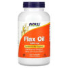 Thực phẩm chức năng NOW Foods Flax Oil with Essential Omega-3's 1.000 mg 250 Softgels 733739017727