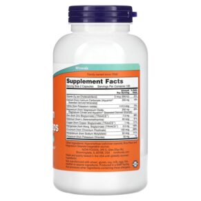 Thực phẩm bổ sung NOW Foods Full Spectrum Minerals Caps 240 Capsules 733739015457