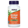 Thực phẩm chức năng NOW Foods Ginkgo Biloba 60 mg 60 Veg Capsules 733739046864