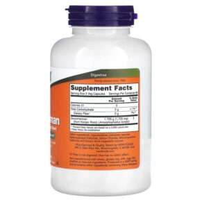 Thực phẩm bổ sung NOW Foods Glucomannan 575 mg 180 Veg Capsules 733739065124
