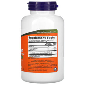 Thực phẩm bổ sung NOW Foods Glucomannan Pure Powder 8 oz (227 g) 733739065131