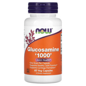 Thực phẩm chức năng NOW Foods Glucosamine '1000' 60 Veg Capsules 733739032379
