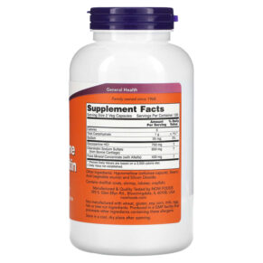 Thực phẩm bổ sung NOW Foods Glucosamine & Chondroitin 240 Veg Capsules 733739032294