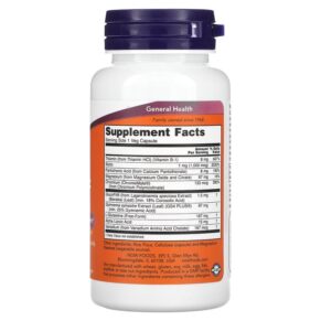 Thực phẩm bổ sung NOW Foods Glucose Metabolic Support 90 Veg Capsules 733739033185