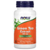 Thực phẩm chức năng NOW Foods Green Tea Extract 400 mg 100 Veg Capsules 733739047052