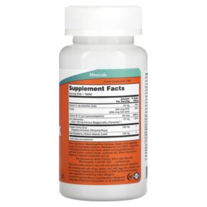 Thực phẩm bổ sung NOW Foods Iron Complex 100 Tablets 733739014405