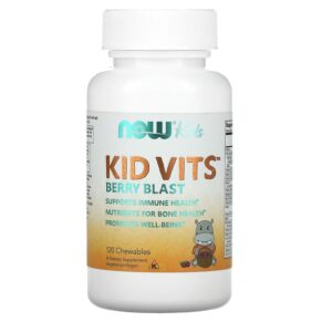 Thực phẩm chức năng NOW Foods Kid Vits Berry Blast 120 Chewables 733739038821