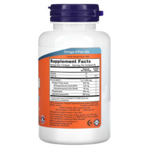 Thực phẩm bổ sung NOW Foods Krill Oil 500 mg 120 Softgels 733739016263